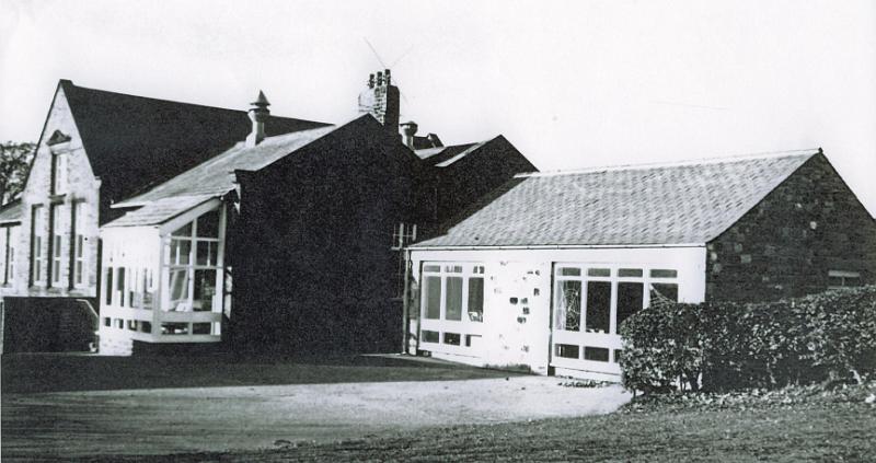 Completed School Extension.JPG - Long Preston "Endowed School" after the extension was completed in September 1975.